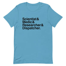 Load image into Gallery viewer, "Pandemic" Board Game Fan T-Shirt: An Homage to the Game in the Iconic Helvetica Design (Free Shipping!)