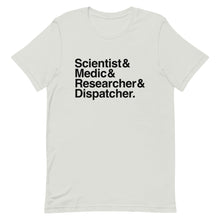Load image into Gallery viewer, "Pandemic" Board Game Fan T-Shirt: An Homage to the Game in the Iconic Helvetica Design (Free Shipping!)