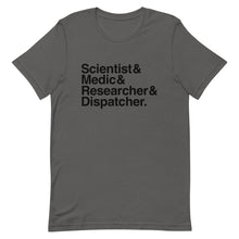 Load image into Gallery viewer, "Pandemic" Board Game Fan T-Shirt: An Homage to the Game in the Iconic Helvetica Design (Free Shipping!)