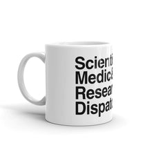 Load image into Gallery viewer, "Pandemic" Board Game Fan Mug: An Homage to the Game in the Iconic Helvetica Design (Free Shipping!)