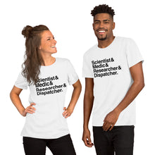 Load image into Gallery viewer, "Pandemic" Board Game Fan T-Shirt: An Homage to the Game in the Iconic Helvetica Design (Free Shipping!)