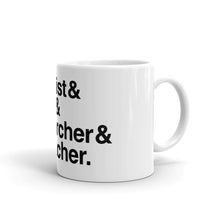 Load image into Gallery viewer, "Pandemic" Board Game Fan Mug: An Homage to the Game in the Iconic Helvetica Design (Free Shipping!)