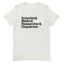 Load image into Gallery viewer, "Pandemic" Board Game Fan T-Shirt: An Homage to the Game in the Iconic Helvetica Design (Free Shipping!)